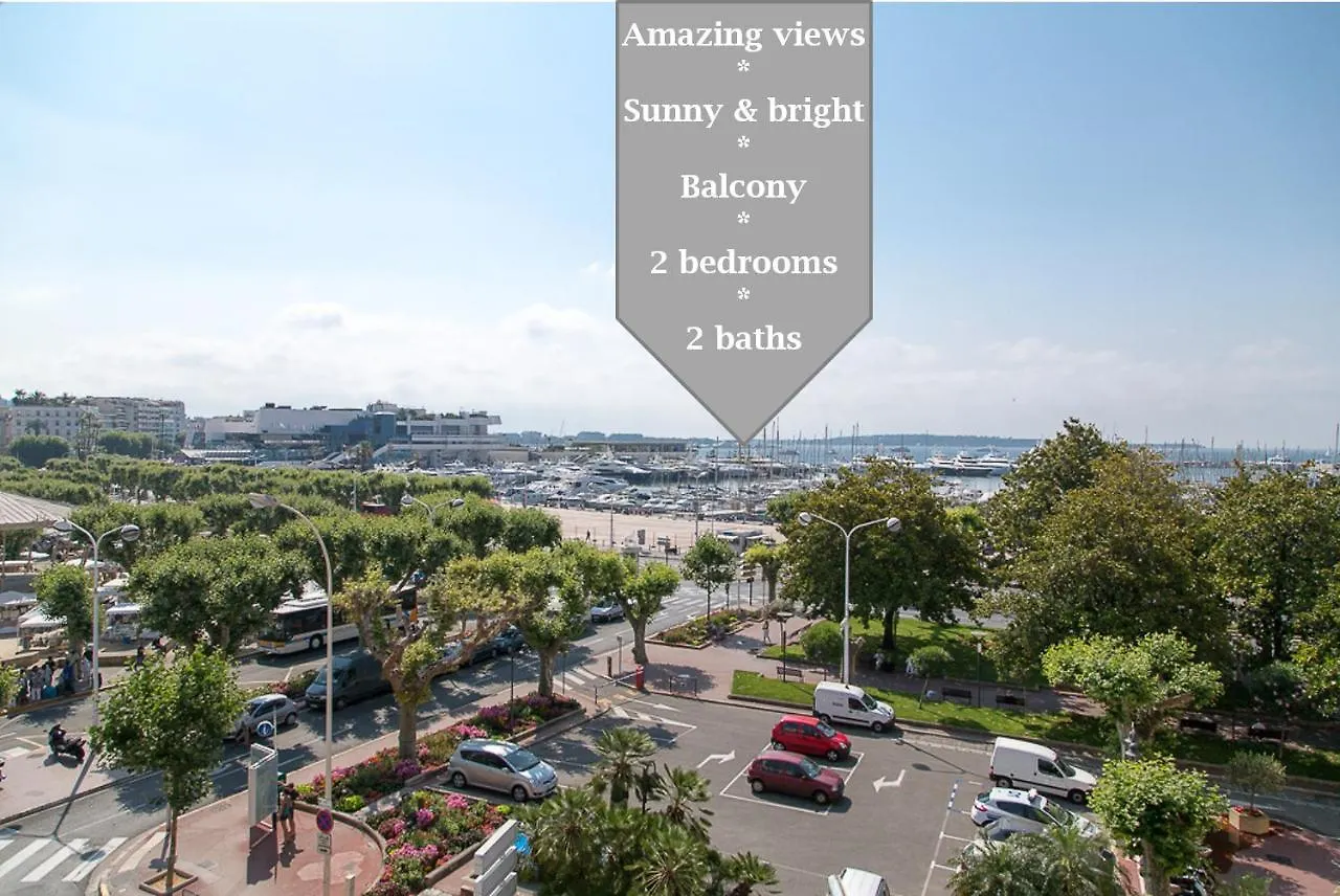 Top floor2 beds w/sea wiew Cannes 0*,  Francja